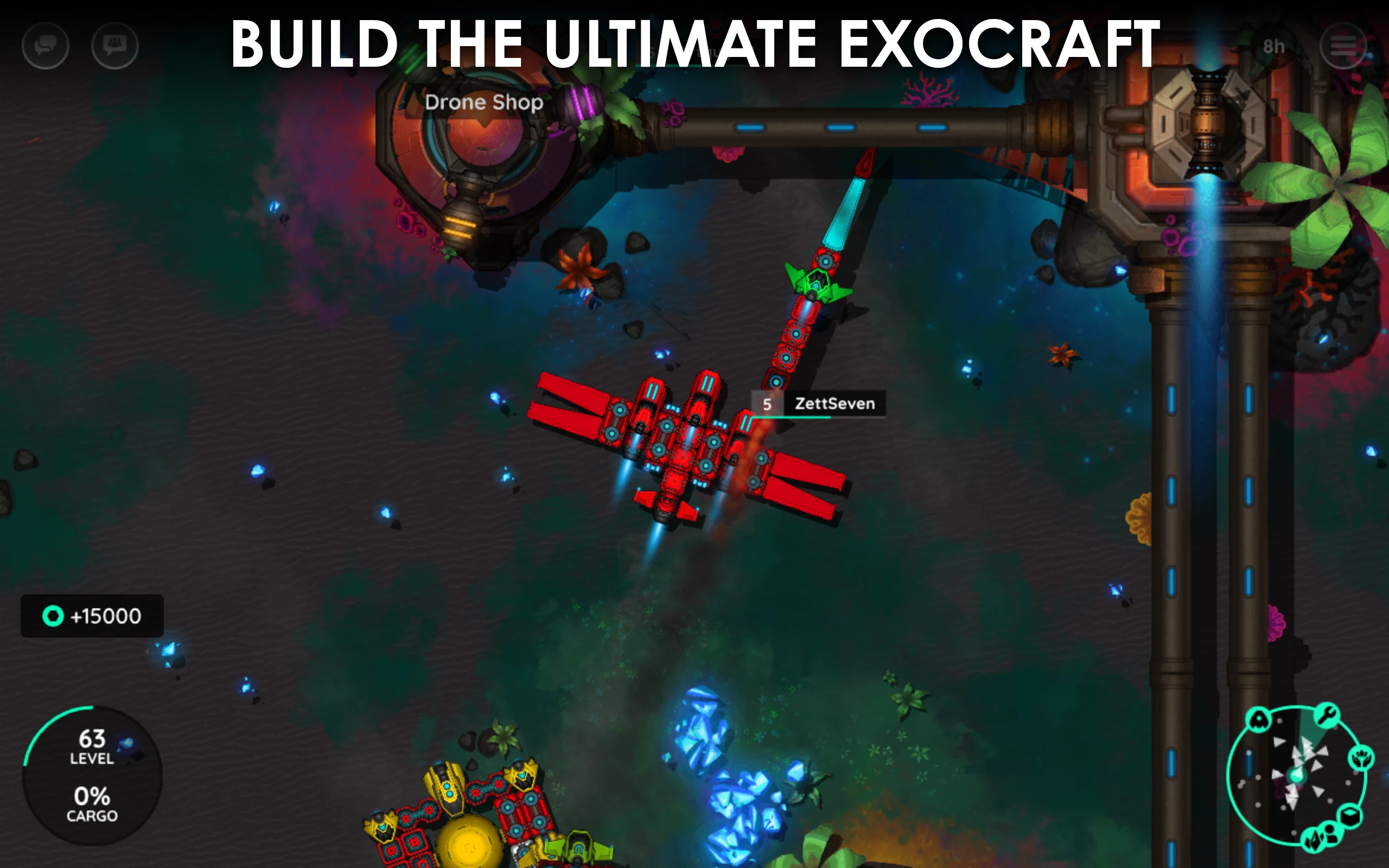 Exocraft - Build & Battle Spac screenshot